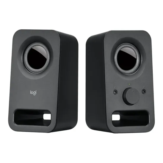 LOGITECH Z150 Compact Stereo Speakers, 6 Watts Peak/3 Watts RMS power, 3.5 mm input