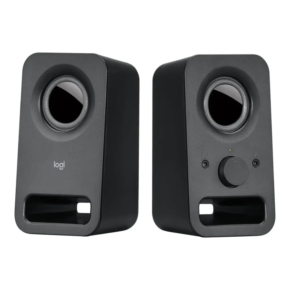 LOGITECH Z150 Compact Stereo Speakers, 6 Watts Peak/3 Watts RMS power, 3.5 mm input