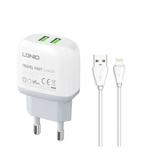 Q229 USB/Tip C QC3.0 20W punjač + kabl iPhone