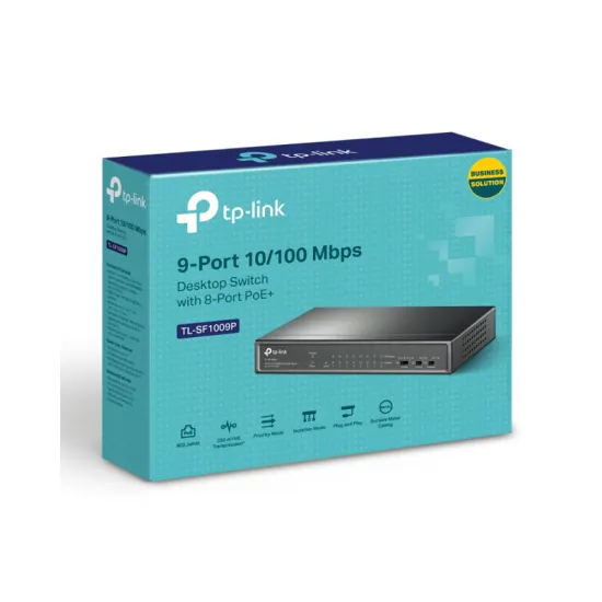 SF1009P desktop PoE switch 9 porta