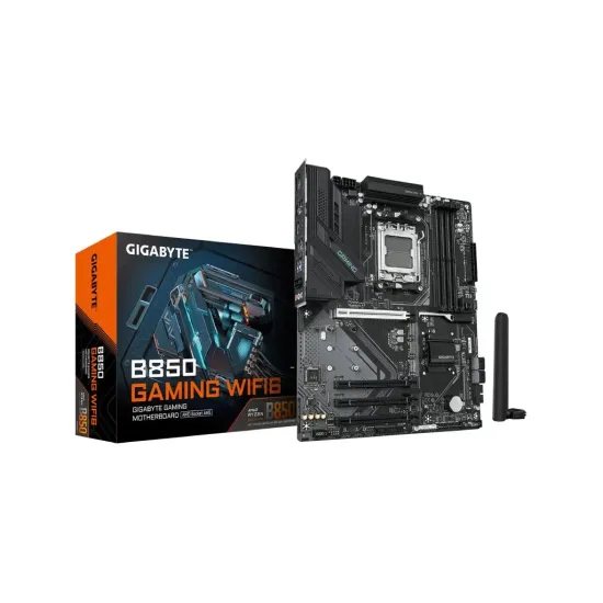 GIGABYTE AMD Ryzen MB B850 GAMING WF6, 4*DDR5 8200MT/s, 1*PCIe 5.0/3*M.2, HDMI/DP, AM5,WIFI6,GbE LAN