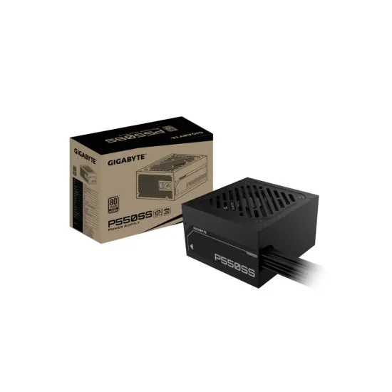 GIGABYTE GP-P550SS 550W Power Supply, 80 PLUS Silver certified, 120mm FDB Fan, ATX 3.0