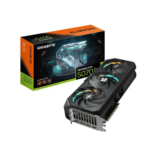 GIGABYTE VGA NVIDIA GeForce RTX 5070 Ti GAMING OC 16GB GDDR7, 256 bit, DP*3(2.1b)/HDMI*1(2.1b)