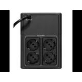 Eaton 5E Gen2 UPS USB DIN, 1200 VA, 660 W, Input: Schuko, Outputs:(4)Schuko,Tower,Line interactive