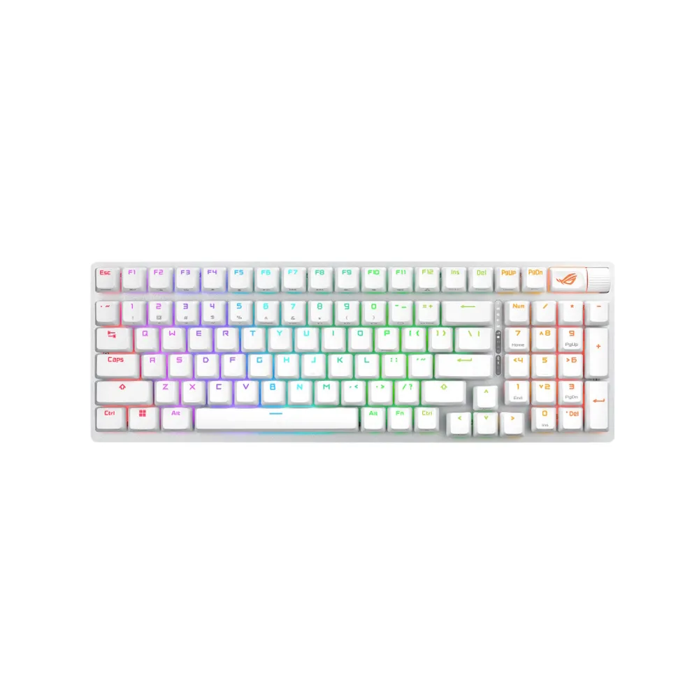 X901 ROG Strix Scope II 96 Wireless Gaming tastatura bela