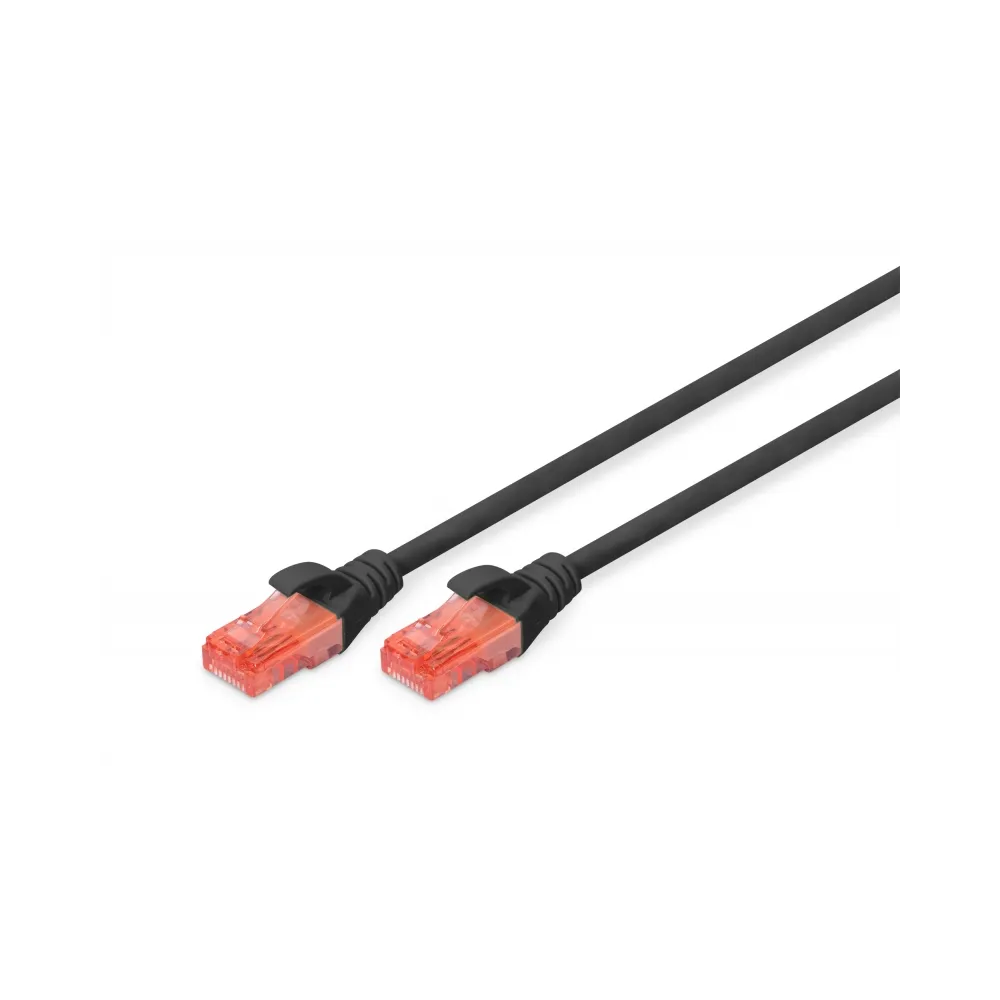 Digitus Kabl UTP patch CAT6 0.5m crni