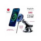 Swissten Magnetic Car Holder with Wireless Charger 15W (MagSafe compatible)