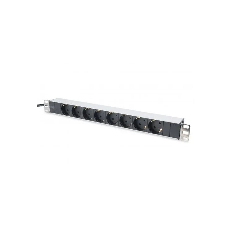 Digitus 1U Aluminum PDU, 19 rackmountable, 8x safety outlet 16A, 4000W, 250VAC 50/60Hz