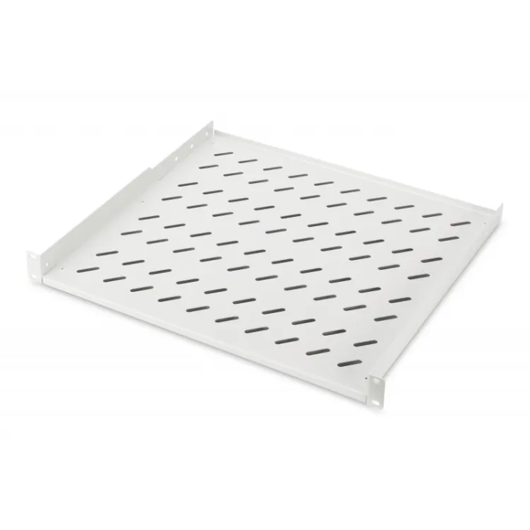 Digitus Polica fiksna 483 mm (19 ), nosivost do 15 kg, 44,5×482×400 mm, siva