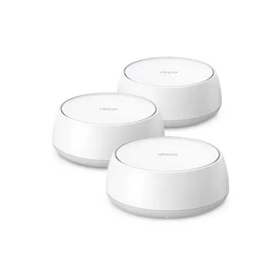 TP-LINK Deco BE25(3-pack) BE5000 Whole Home Mesh WiFi 7 System, 2 2.5 Gbps ports