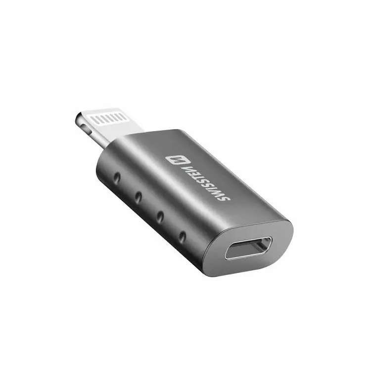 Swissten Adapter Lightning (M) / USB-C (F)