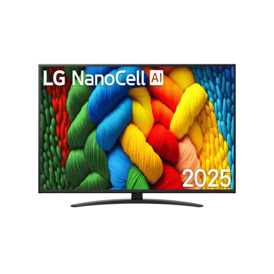 LG 43NANO81A3A LED TV 43 ultra HD, NanoCell, WebOS 25 smart, Alpha7 AI CPU 4K Gen8, magic remote