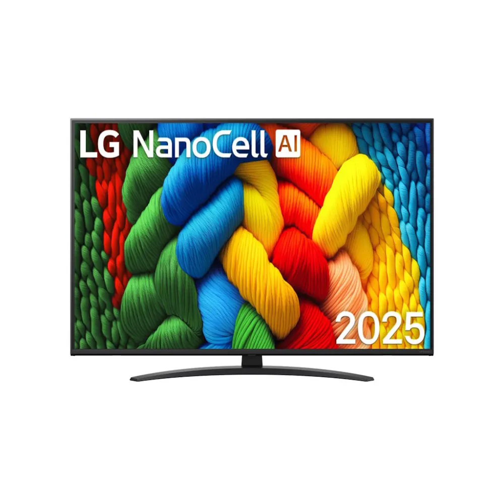 LG 43NANO81A3A LED TV 43 ultra HD, NanoCell, WebOS 25 smart, Alpha7 AI CPU 4K Gen8, magic remote