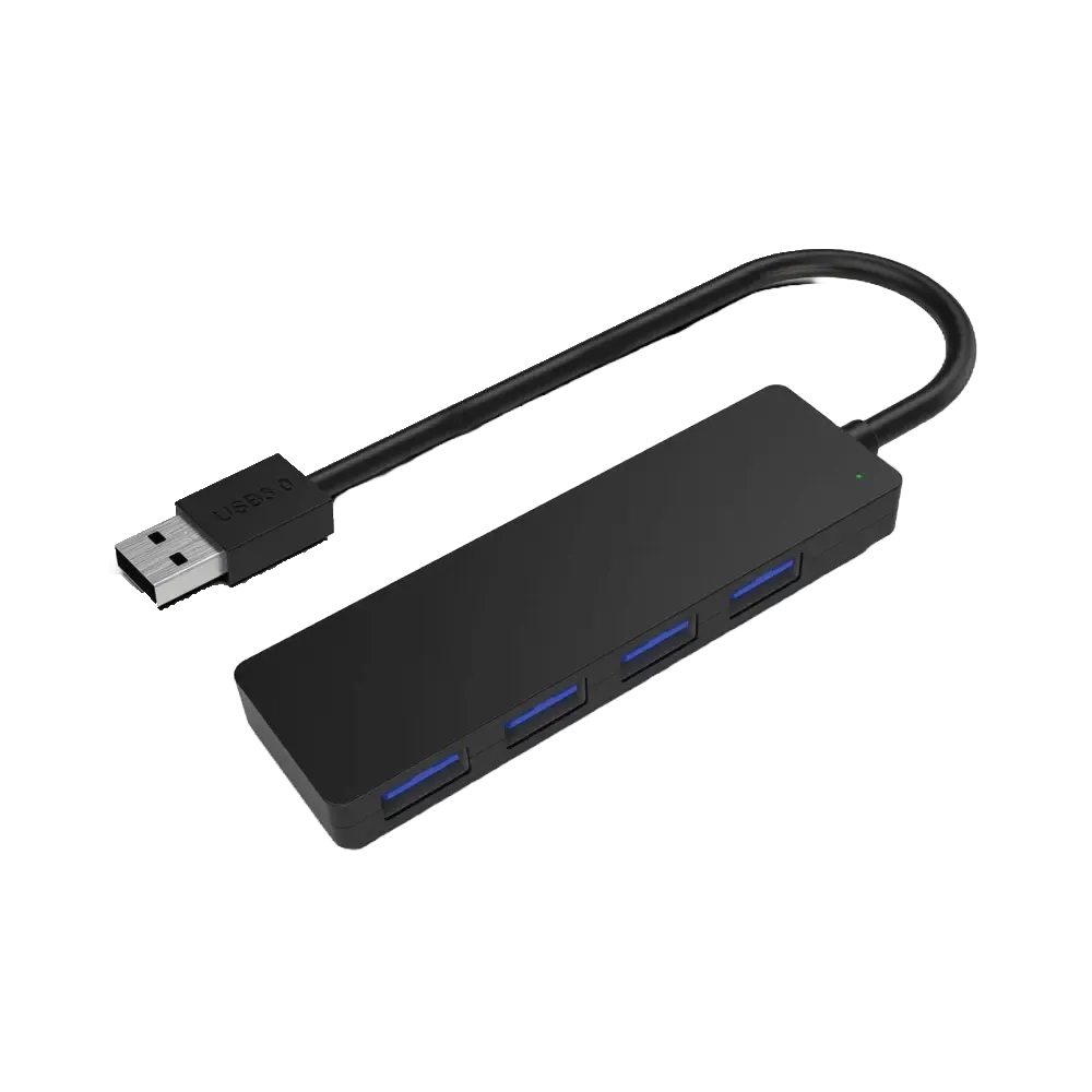E-GREEN HUB USB 3.0 4 USB 3.0 crni