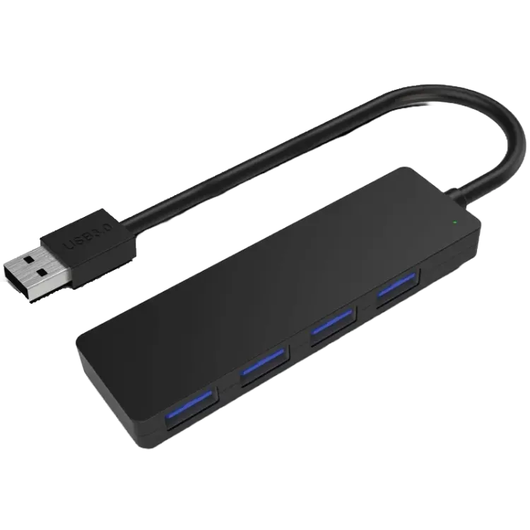 E-GREEN HUB USB 3.0 4 USB 3.0 crni