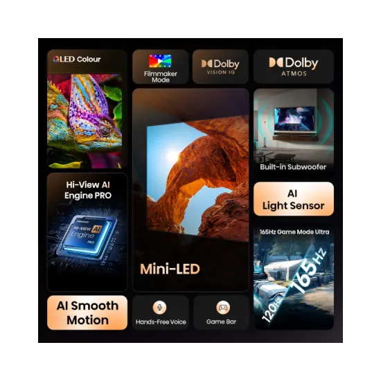 100 inča 100U7Q Mini-LED 4K UHD Smart TV