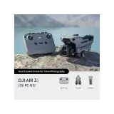 DJI AIR 3S + DJI RC-N3 , 4K/60fps HDR Video, 50 MP, 70mm Tele Camera, 45-Min Flight Time