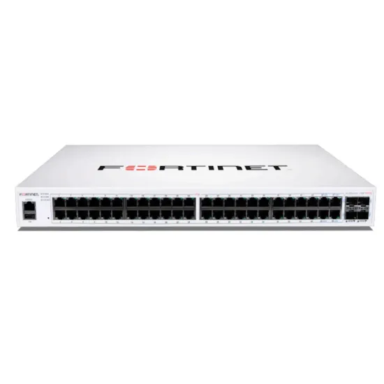FortiSwitch 148F-FPOE 48x1Gbe/4xSFP+/740W PoE/Rack Layer 2+