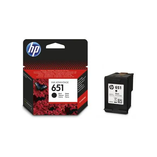 HP 651 Black Original Ink Advantage Cartridge C2P10AE
