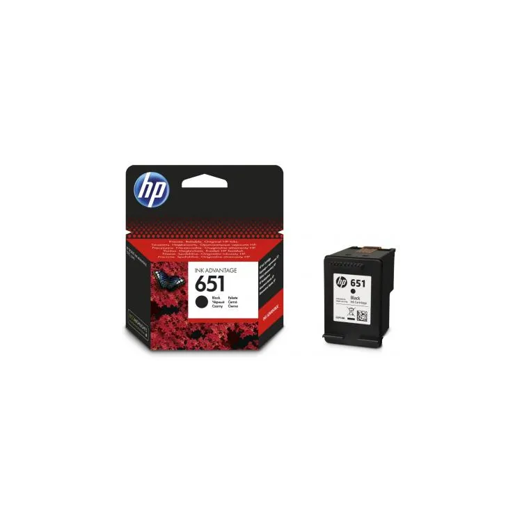 HP 651 Black Original Ink Advantage Cartridge C2P10AE