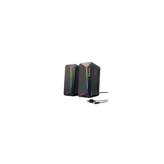 iOX 2, 2.0 USB zvucnici, Snaga: 10W, Bluetooth 5.0, RGB efekti, Boja: Siva
