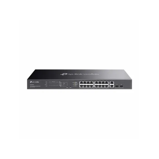 TP-LINK ES220GMP Omada 20-Port Gigabit Easy Managed Switch with 16-Port PoE+, 250W Power Budget