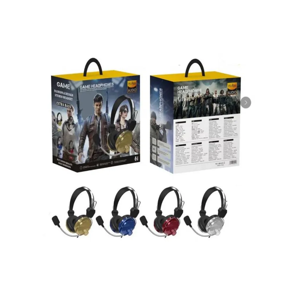 U13 gaming slušalice sa mikrofonom crvene