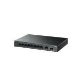 TP-LINK LS1210GP 10-Port Gigabit Desktop Switch with 8-Port PoE+, 61 W PoE Budget, 250 m, Metal case