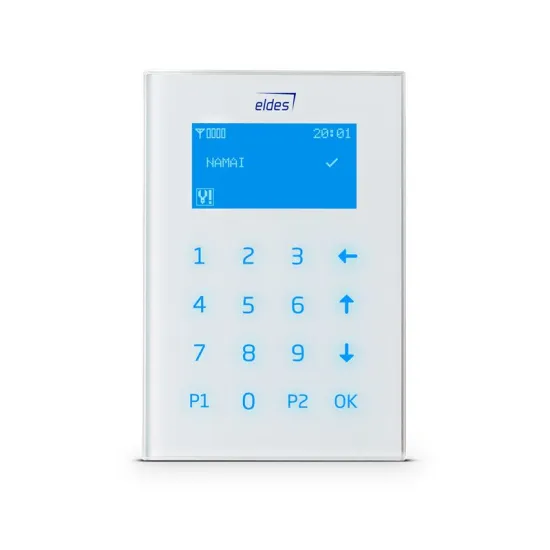 LCD šifrator žični EKB2 beli