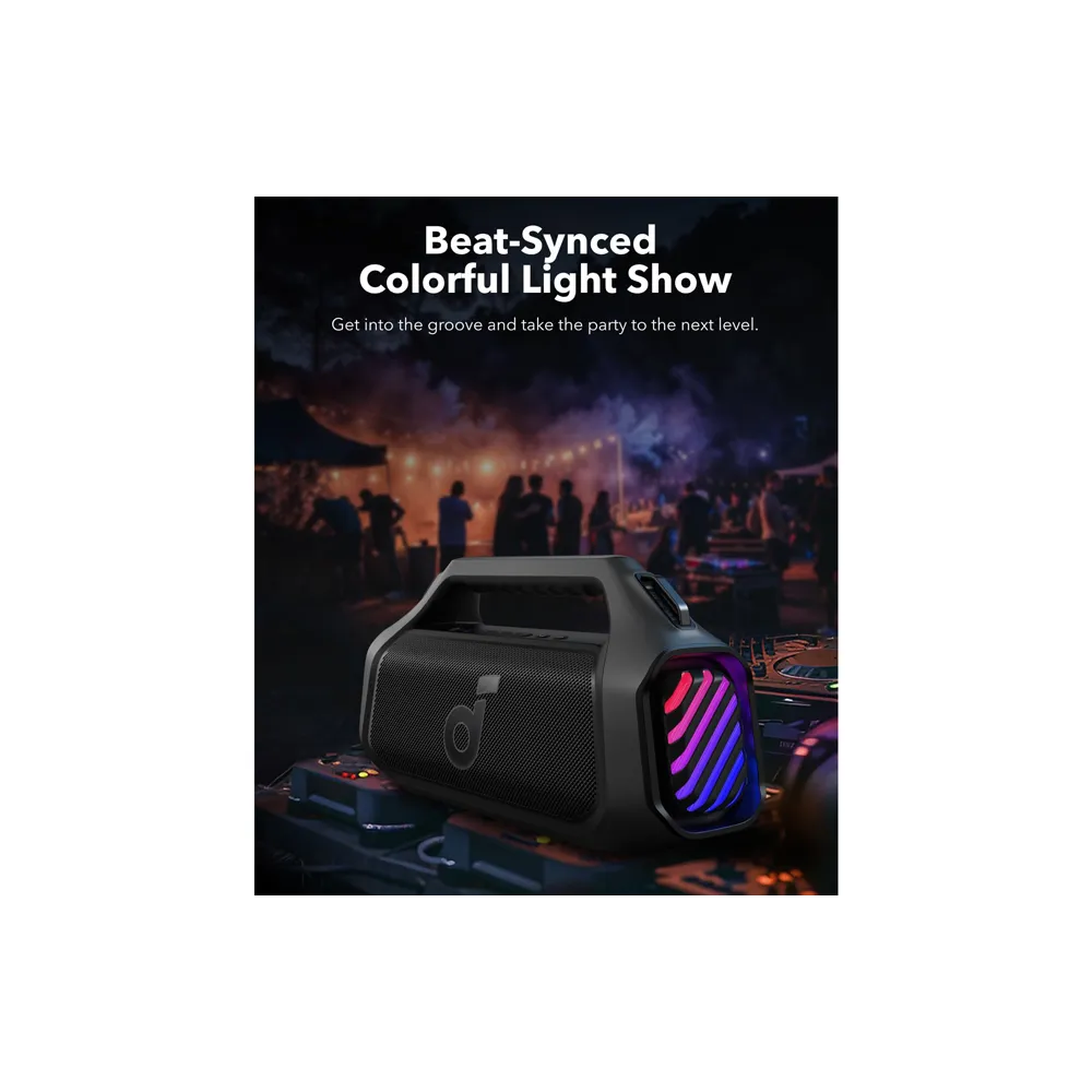 Soundcore Boom 2 Plus 140W 2.2 prenosivi bluetooth IPX7 zvučnik crni