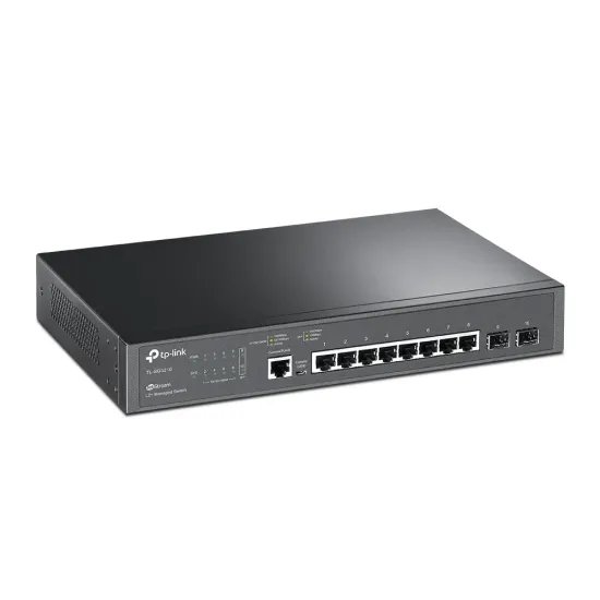 TP-LINK TL-SG3210 JetStream 8-Port Gigabit L2+ Managed Switch with 2 SFP Slots