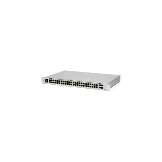 UBIQUITI USW-48-POE 48-port Layer 2 PoE switch, fanless, 48 GbE RJ45 ports(32 PoE/PoE+), 4*SFP, 195W
