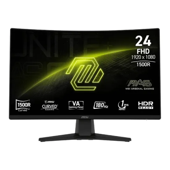 23.6 inča MAG 242C FHD 1920x1080 180Hz AdaptiveSync zakrivljeni gaming monitor