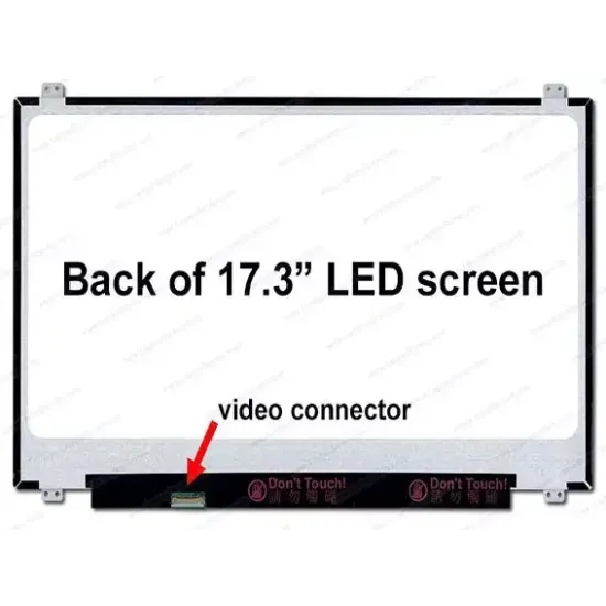 LCD PANEL 17.3" SLIM LED 30 PINS REZ. 1600X900 HD READY S173/1600X900/30*7477*