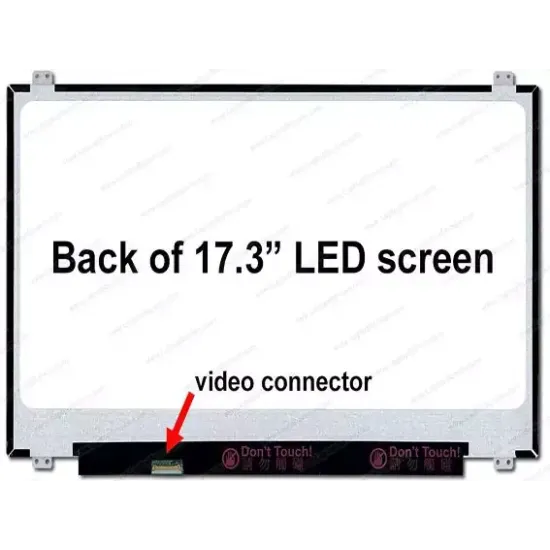 LCD PANEL 17.3" SLIM LED 30 PINS REZ. 1920X1080 S173/1920X1080/30*10585*