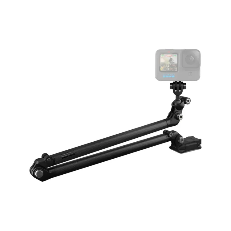 GoPro Boom + Adhesive Camera Mounts(Arm Extends from 10 to 21 )