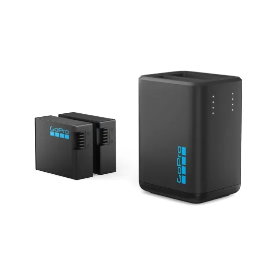 GoPro Dual Battery Charger for HERO13 Black, 2 Enduro Batteries 1900mAh Included