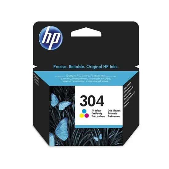 HP 304 Tri-color Original Ink Cartridge