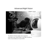 TP-LINK TAPO C212 Pan/Tilt Home Security Wi-Fi Camera, 2K, 3MP, Person Detection, Motion Tracking