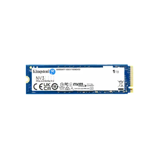 KINGSTON 1TB NV3 PCIe 4.0 NVMe SSD, Up to 6000MB/s read, 4000MB/s write