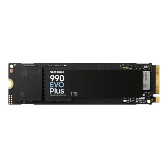 SAMSUNG M.2 SSD 1TB 990 EVO Plus, PCI-E 4.0 / 5.0 NVMe 2.0, up to 7250/6300MB/s Read/Write