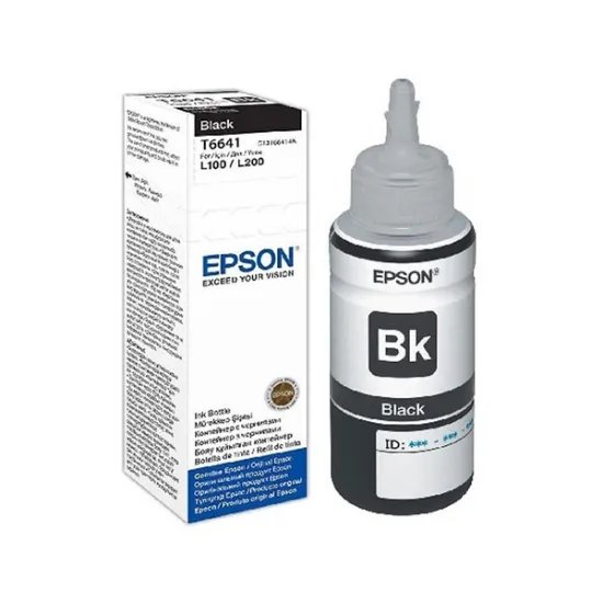 Epson KERTRIDZ T6641 black 70ml. (L110/L210)