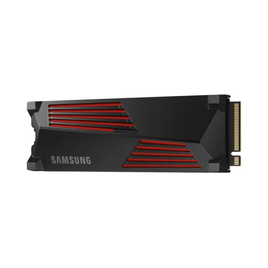 SAMSUNG M.2 SSD 2TB 990 PRO Heatsink, PCI-E 4.0 NVMe 2.0, Read Up to 7450 MB/s,Write Up to 6900 MB/s