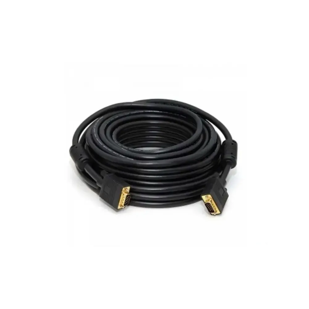 FAST ASIA Kabl VGA D-sub M/M 15m HQ feritno jezgro crni