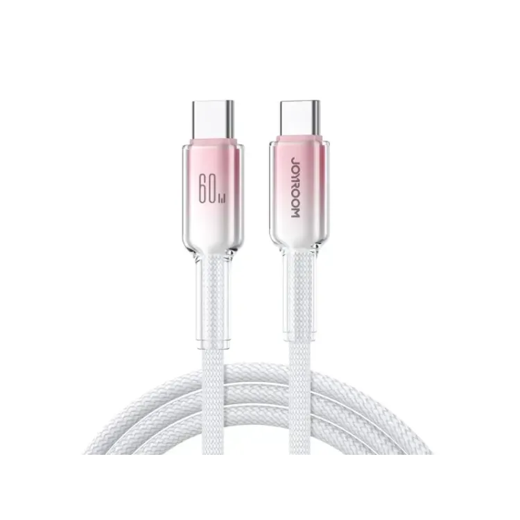 Joyroom S-A42 Crystal 60W Cable Type-C Type-C 1.2m-White