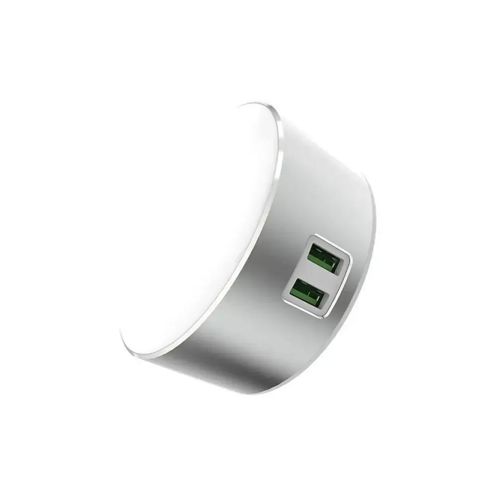 LDNIO A2208 2*USB (2.4 A) sa lampom