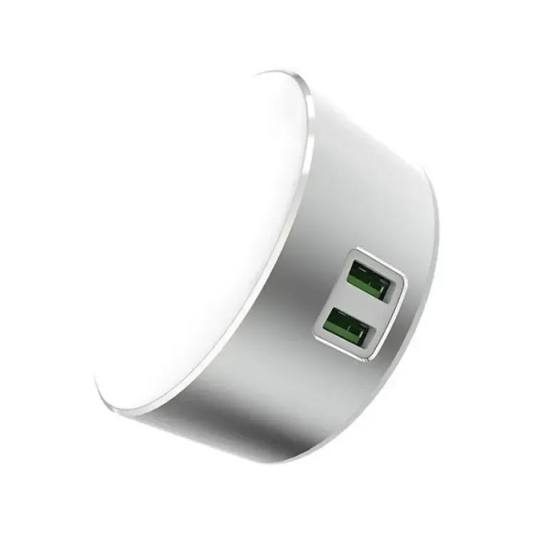 LDNIO A2208 2*USB (2.4 A) sa lampom