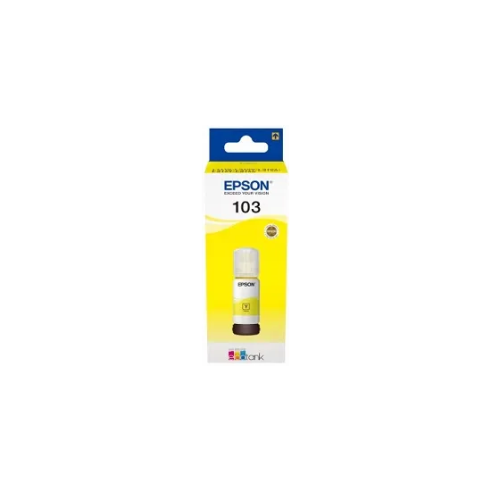 Epson EcoTank Ink Bottle Br.T103, Yellow, (65ml), 7500 str.- za EcoTank L1110,L3110,L3111,L3150,L3151,L5190,L5290