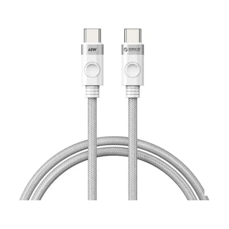 Orico Charging Cable 60W USB-C to C - white