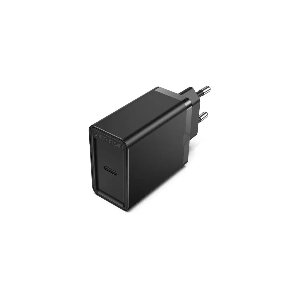 Vention 1-port USB-C Wall Charger(30W) Black